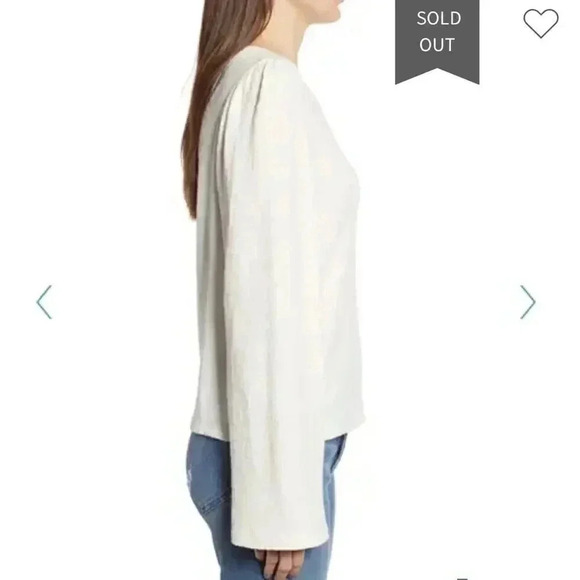 Texture & Thread by Madewell Puff ShoulderTop L - Picture 6 of 11